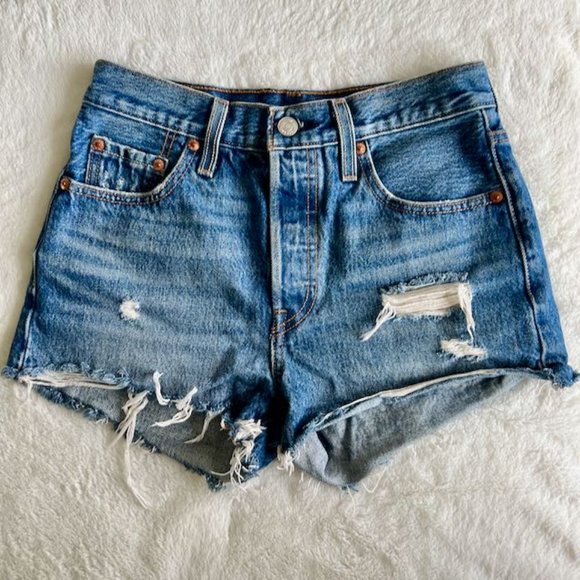 Levi's 501 Denim Short Size 25 - Picture 1 of 7